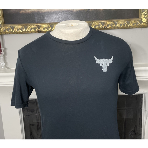 Under Armour Project Rock Men’s Loose Heat Gear T-Shirt Small - Picture 2 of 5